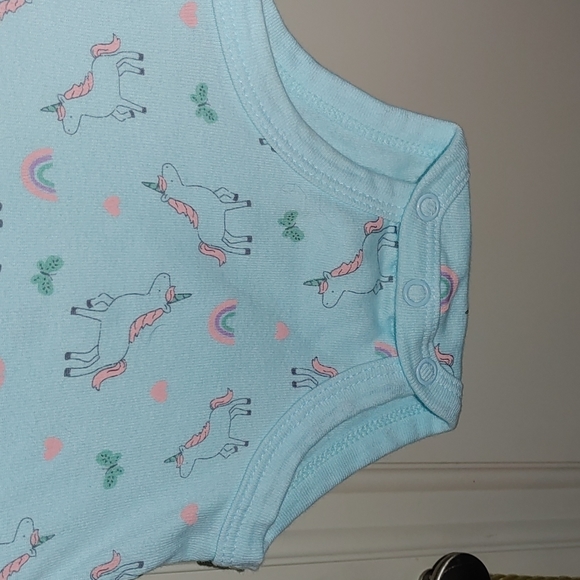 Child of Mine by Carters 6 and 9 months dressed with built-in onesie - Picture 4 of 6